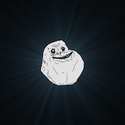 Forever Alone Rage comic guy.